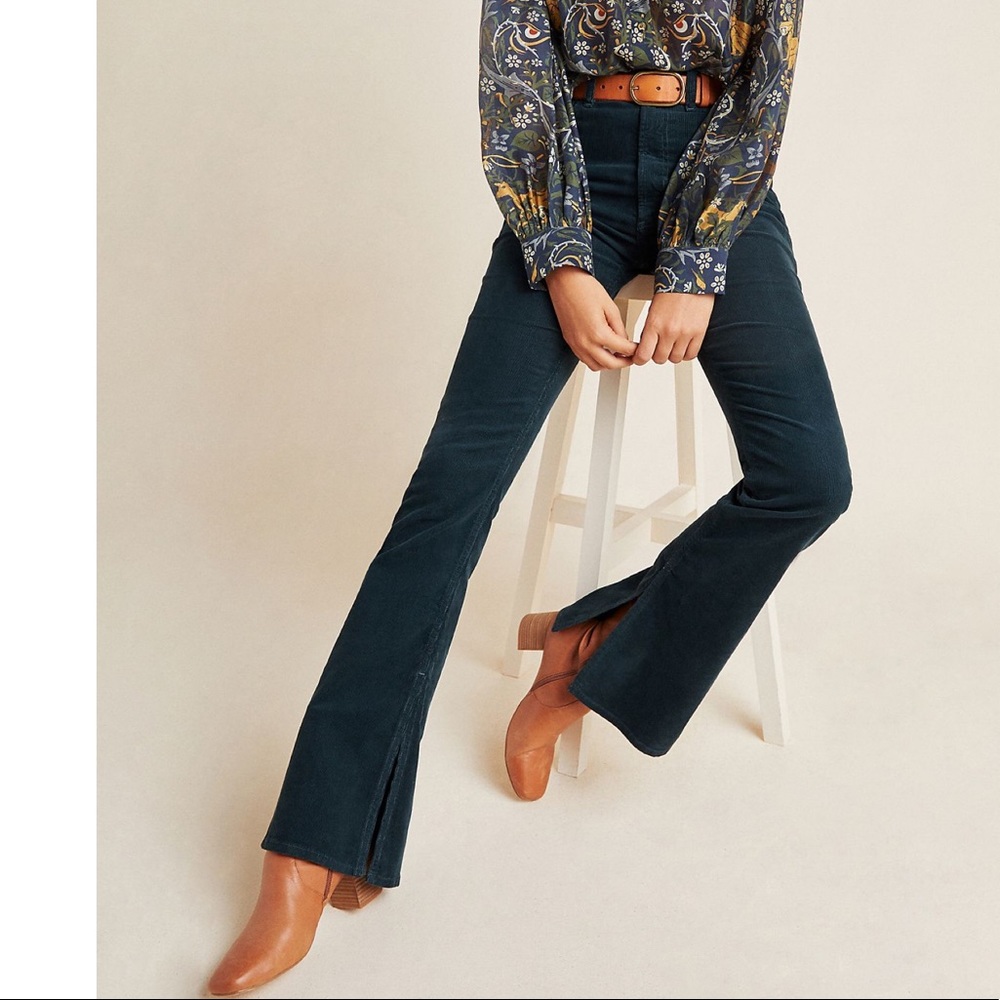 CITIZENS OF HUMANITY FLARED CORDUROY PANTS